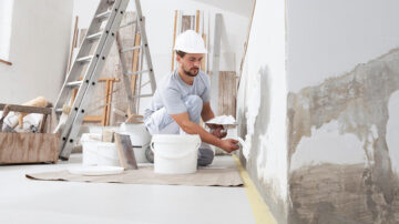 Travaux de plâtrerie